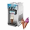 Edelstahl-Soft-Serve-Eismaschine Handelstisch Top 3 Geschmacksrichtungen mit Luftpumpe